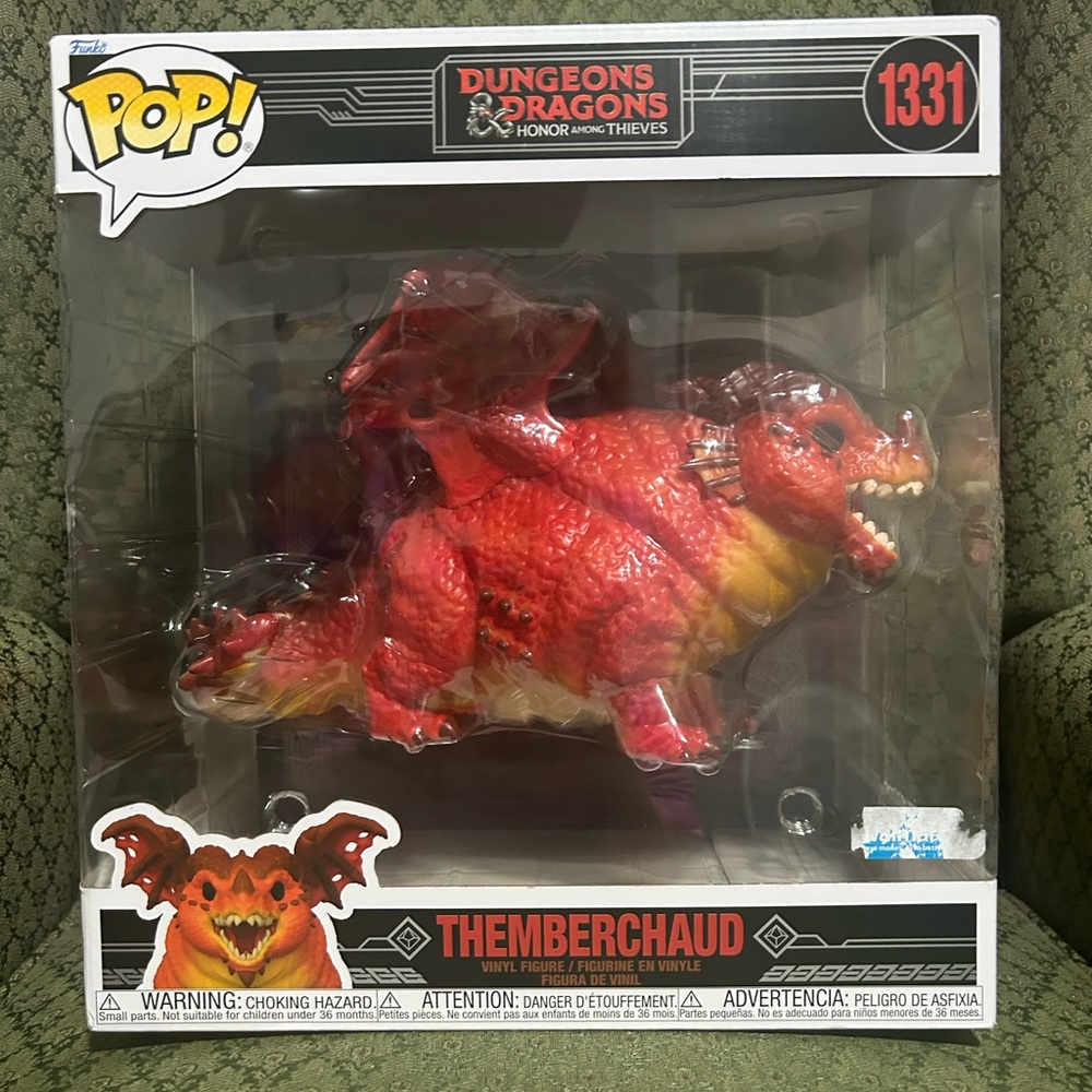 New Funko Pop! Dungeons And Dragons: Honor Among Thieves Themberchaud 1331 NIB.